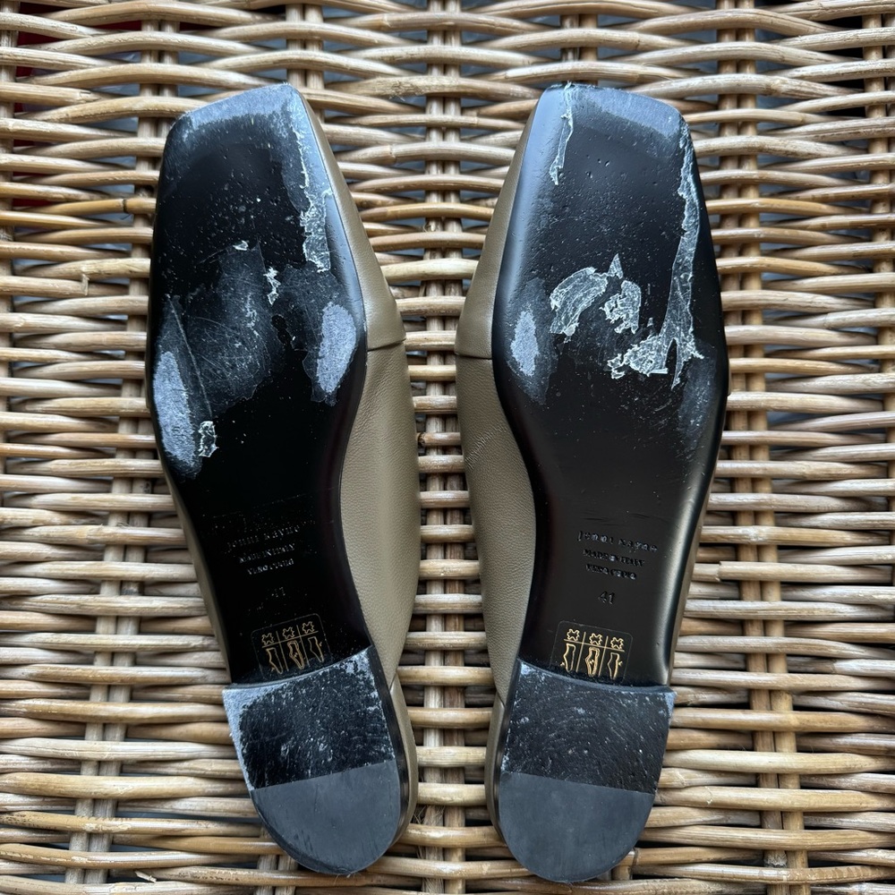 Jenni Kayne Brown Leather Mules - Picture 7 of 10